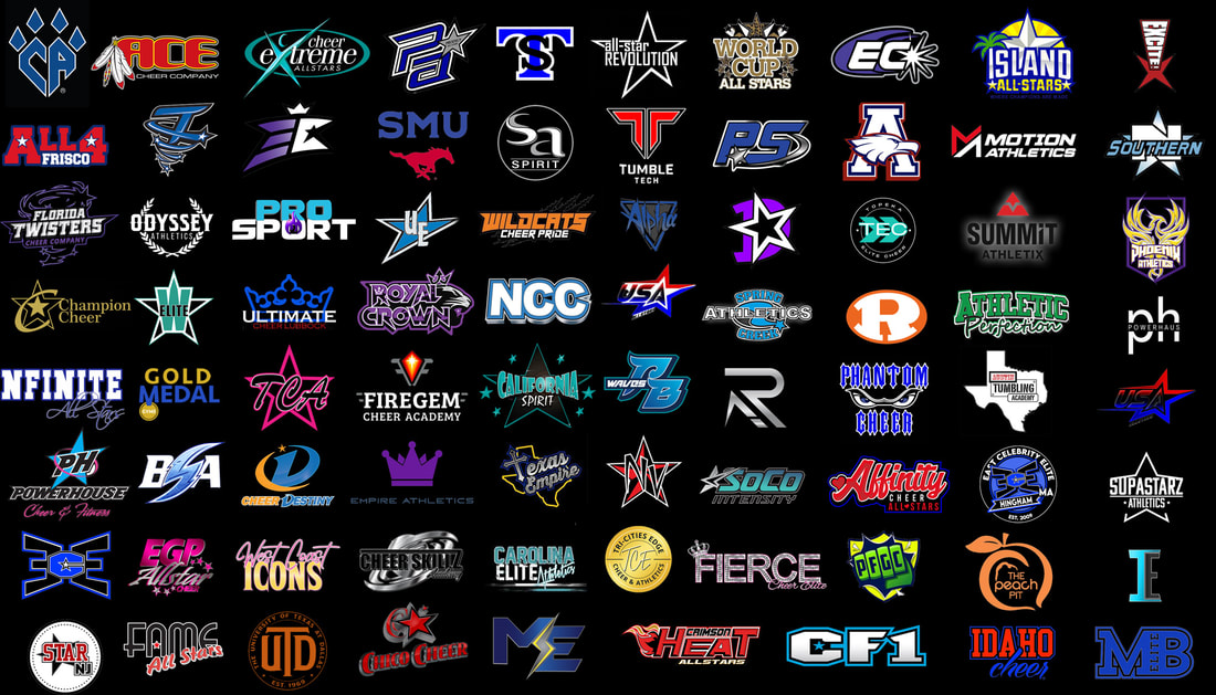 All-star cheerleading gym photos